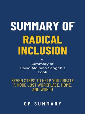 cover image of Summary of Radical Inclusion by David Moinina Sengeh